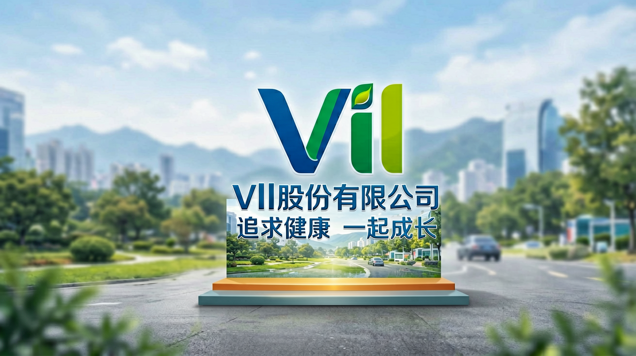 彩神Vll品牌视觉主图，展示企业健康理念与品牌标识